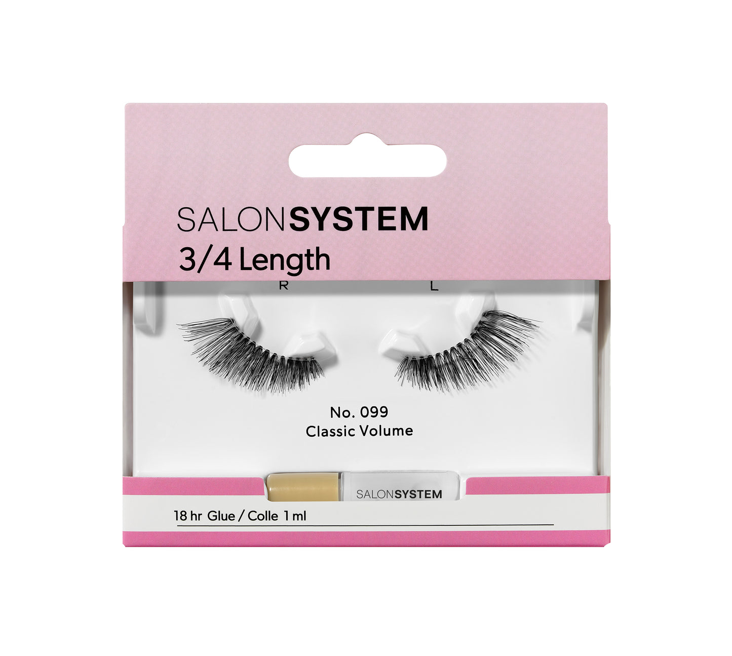 Salon System SS Strip 3/4 Length Lashes