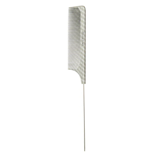 Pegasus Carbon Fibre 143 Longer Fine Tooth Metal Tail Comb