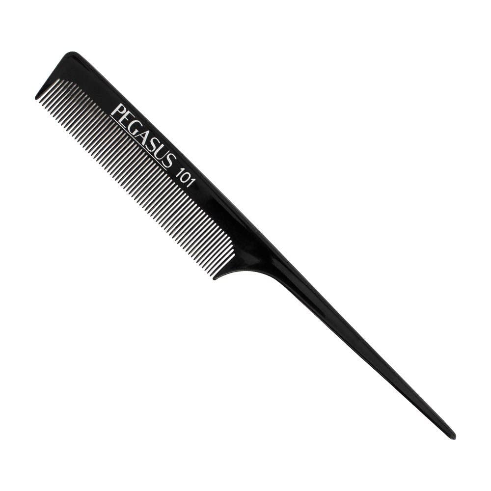 Pegasus 101 Fine Teeth Tail Comb - Black