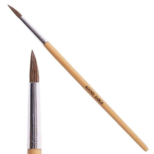 Cuccio Acrylic – Round Sable Brush – Size 5