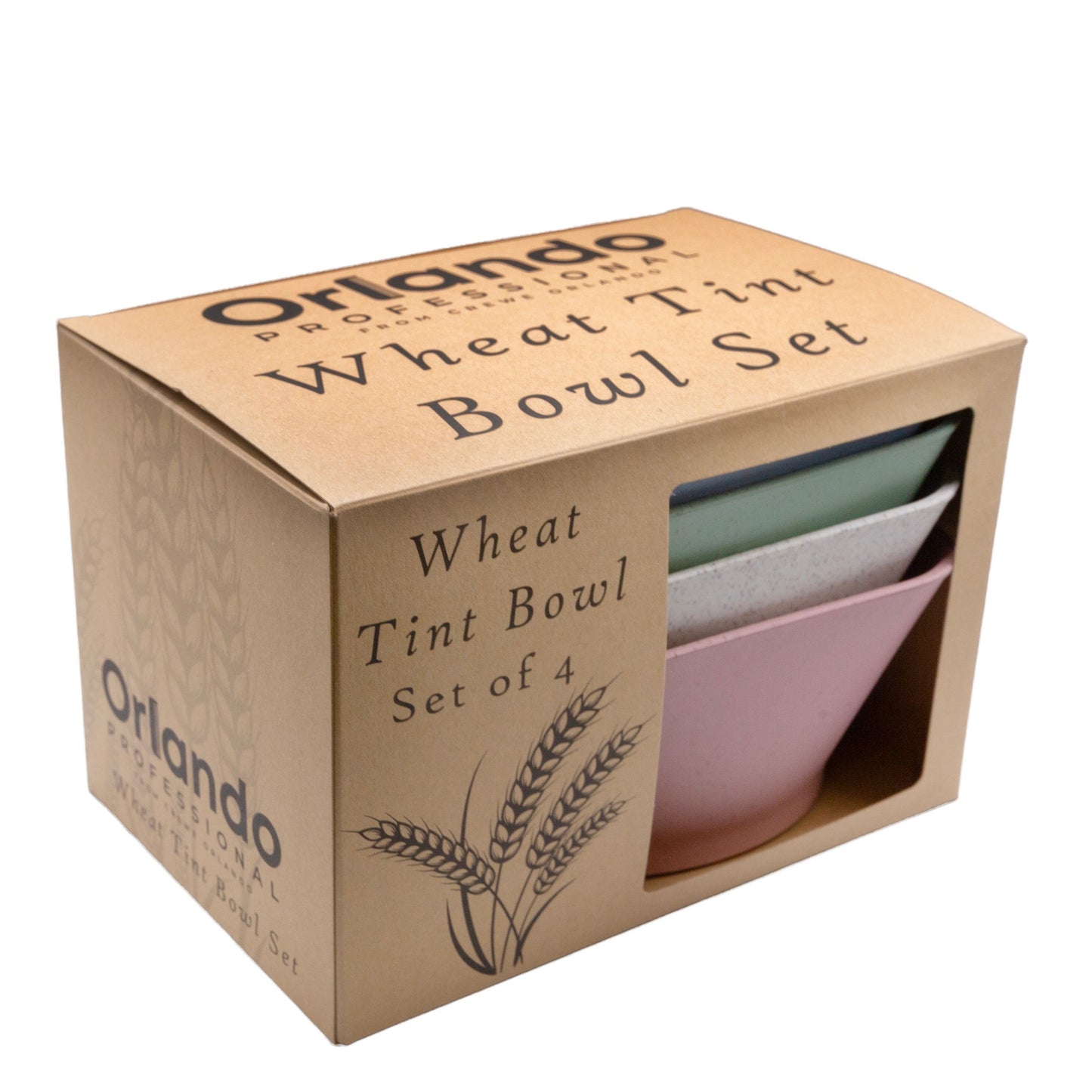 Orlando Professional Wheat Tint Bowl Set of 4