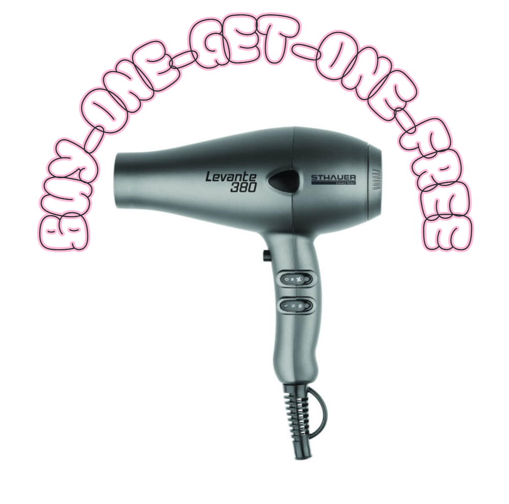 Levante 380 silver professional hair dryer (silver/black)