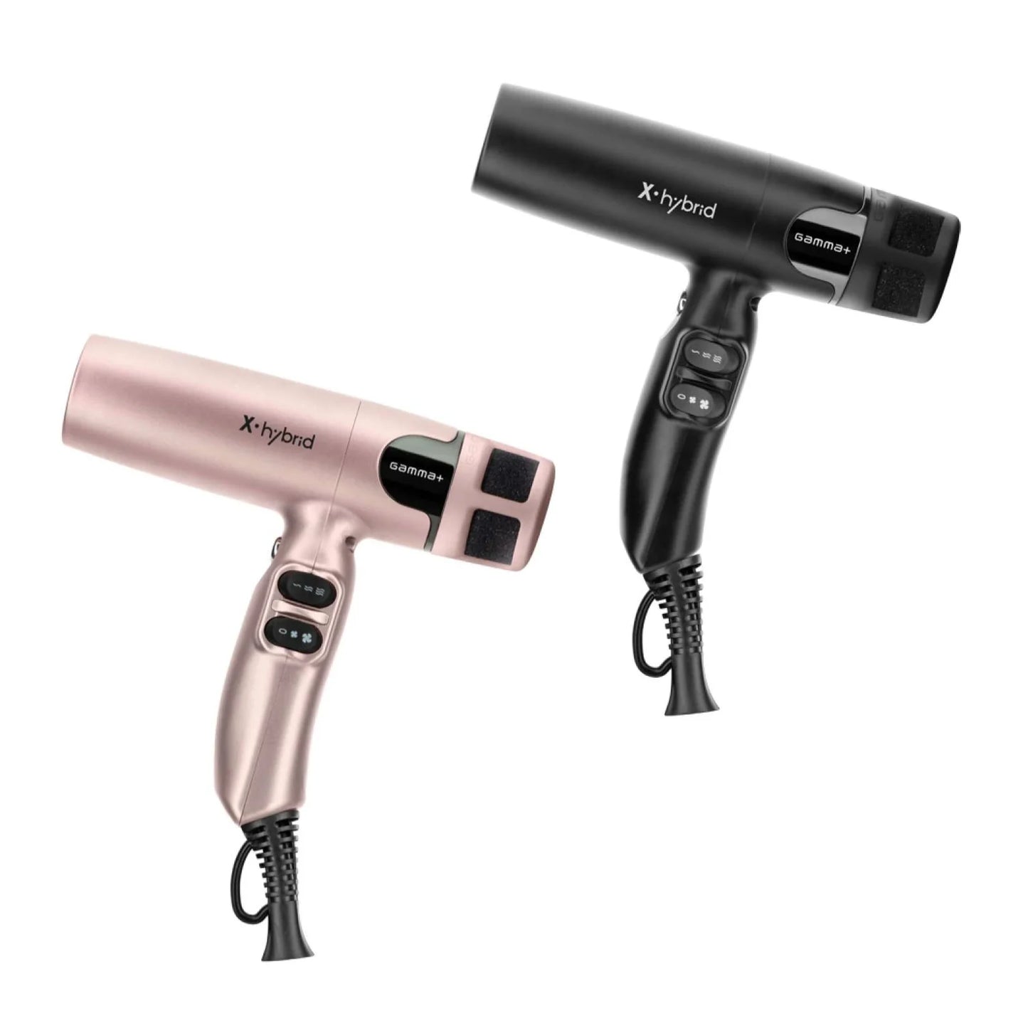 NEW Gamma+ X-Hybrid Hairdryer - Available in Black or Rose Gold
