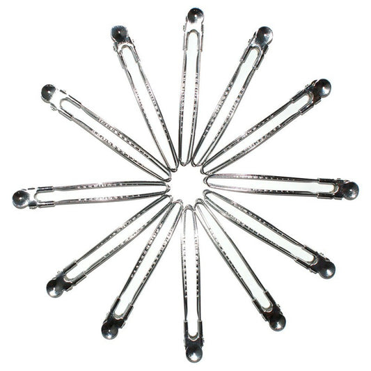 Hair Tools Silver Control Clips