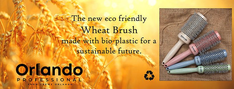 Orlando Professional Wheat Brush – Ionic Heat Retaining Brush Box Set