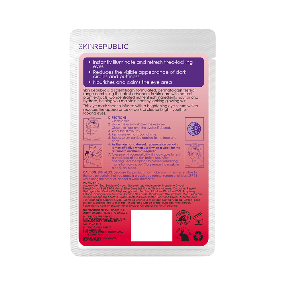Brightening Eye Mask - 3 Pairs