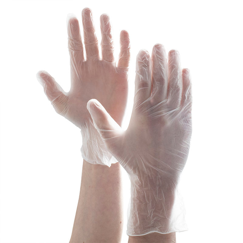 Delight Vinyl Clear Powder Free Gloves