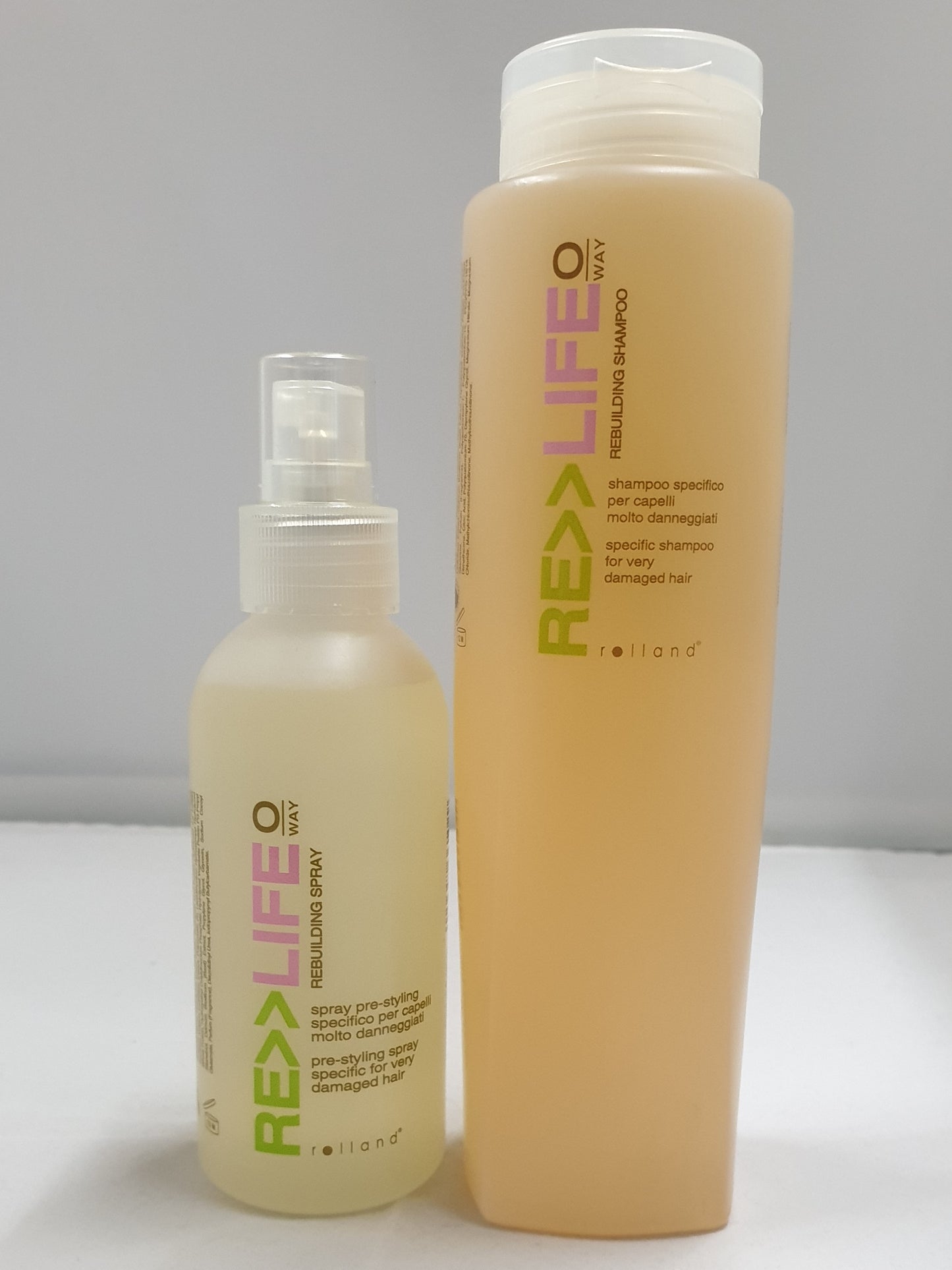 OWAY RE>>LIFE REBUILDING Shampoo - 300ml & Rebuilding Spray - 125ml