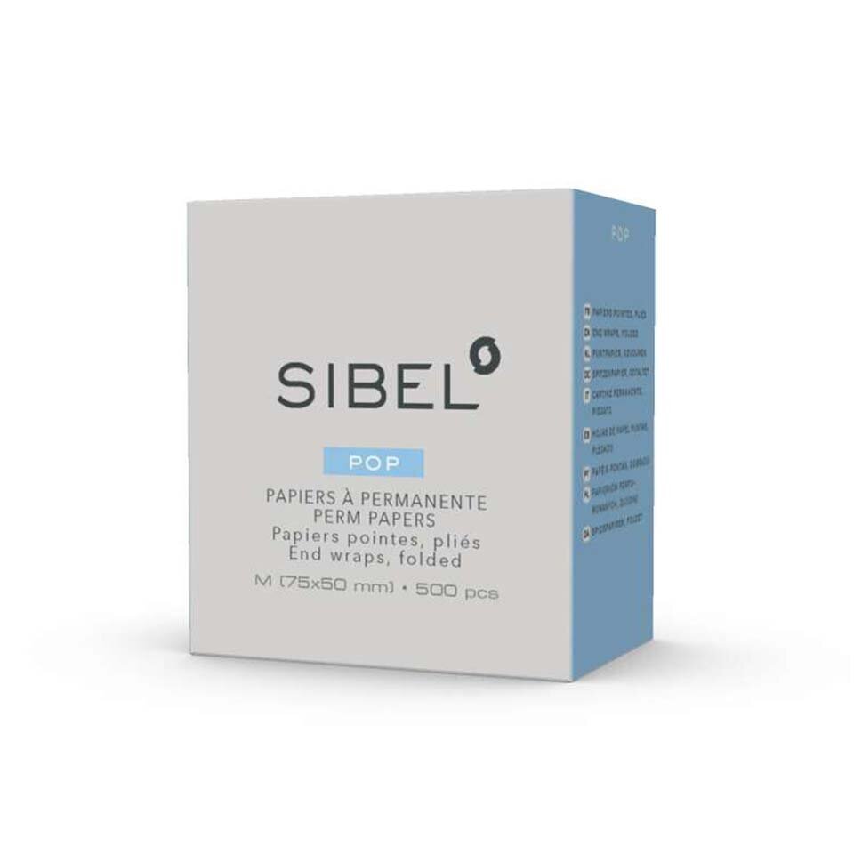 Sibel Permanent Papers Pop End Wraps Folded 75 x 50 mm 500