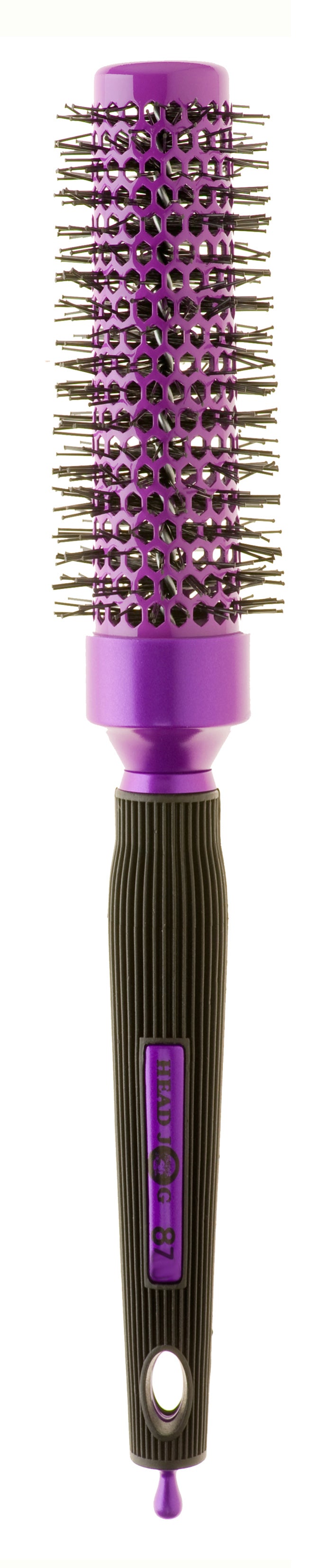 Head Jog Purple Radial Brush