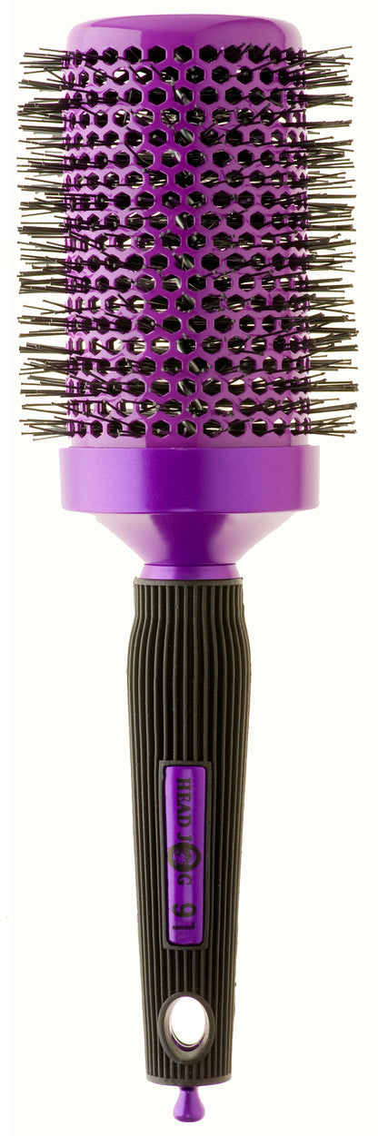 Head Jog Purple Radial Brush