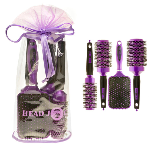 Head Jog Purple Brush Set