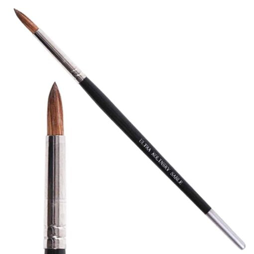Ultra Kolinsky Pure Sable Brush – Size 8