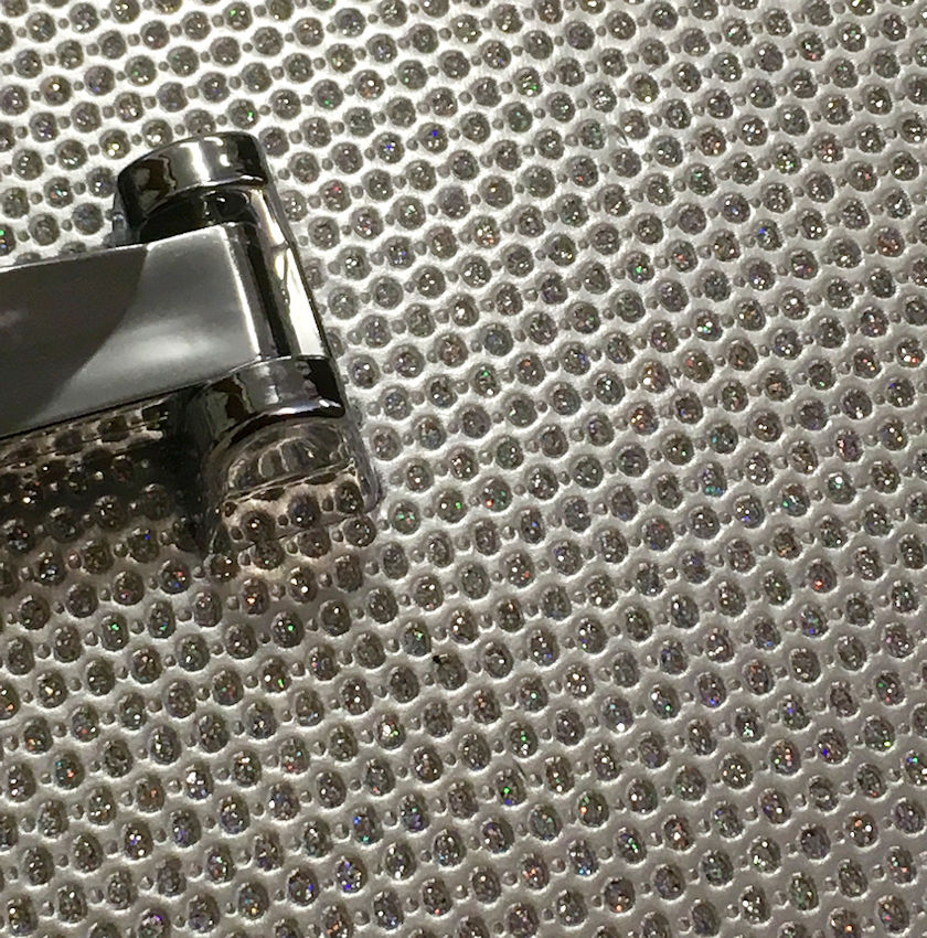 DMI Glitter Aluminium Silver Carry Case