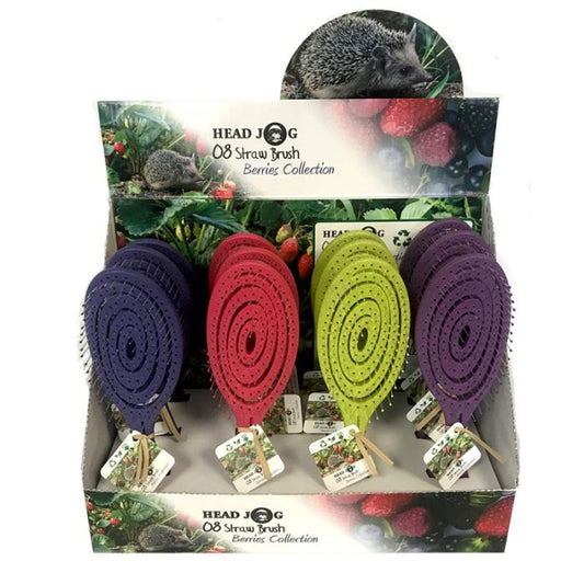 Head Jog Straw Brush Berry