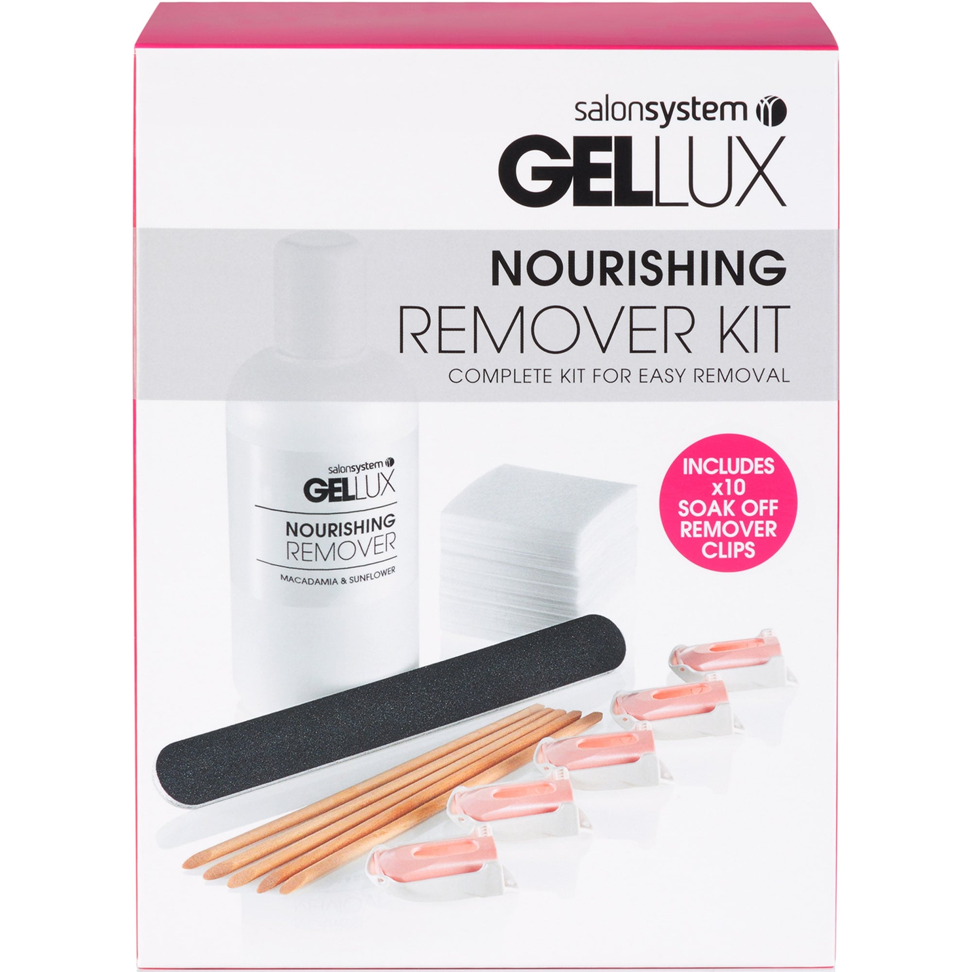 Salon System Gellux Nourishing remover kit