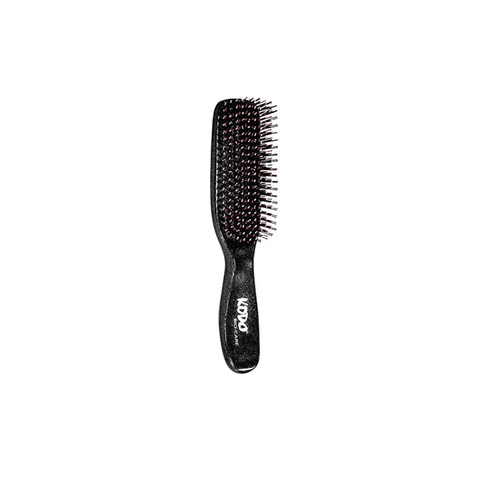 Kodo Bio-Care Keratin & Argan Oil Infused Hair Brush - Sparkly Black