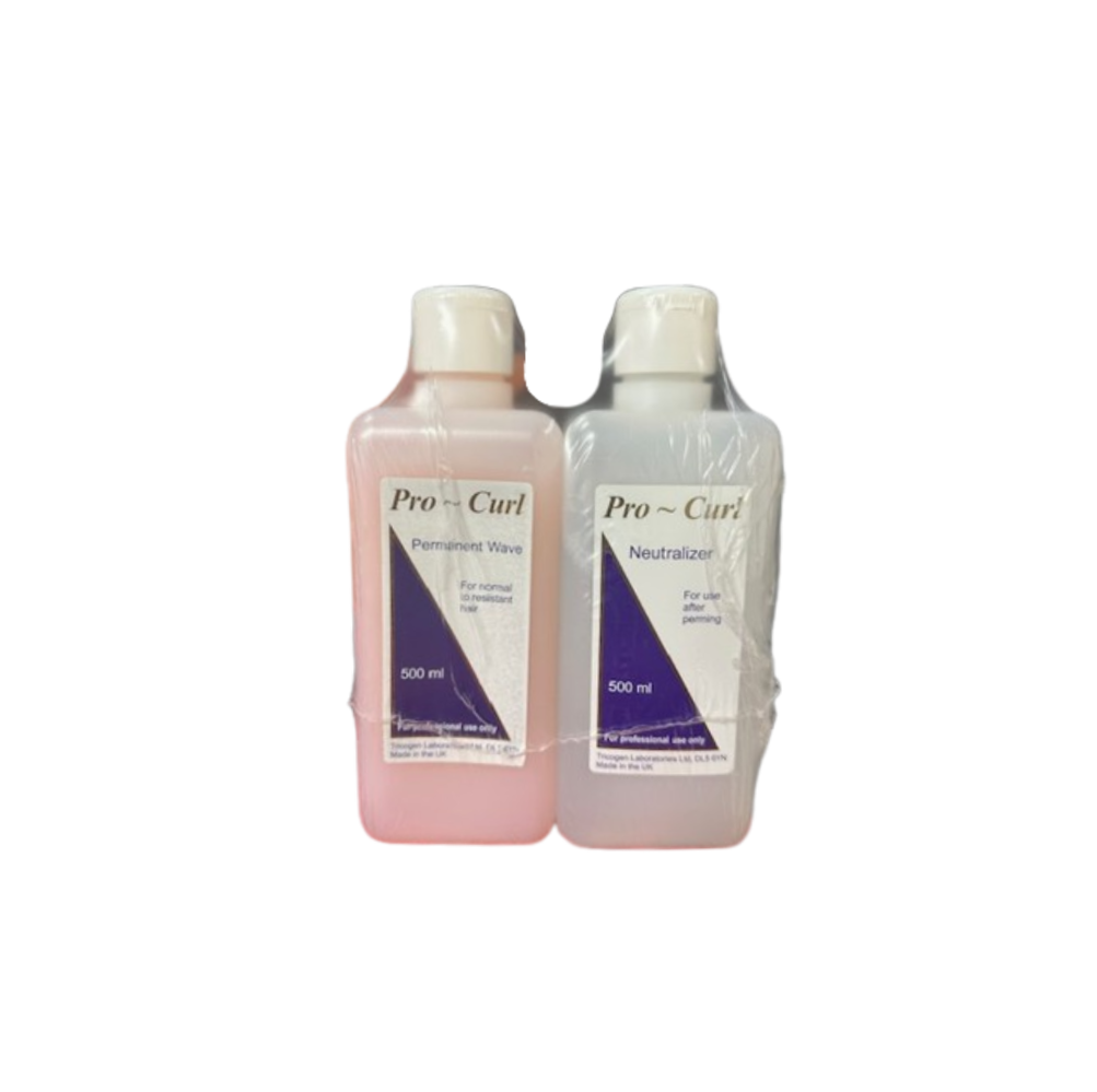 Pro-Curl Permanent Wave (500ml) and Neutralizer (500ml)