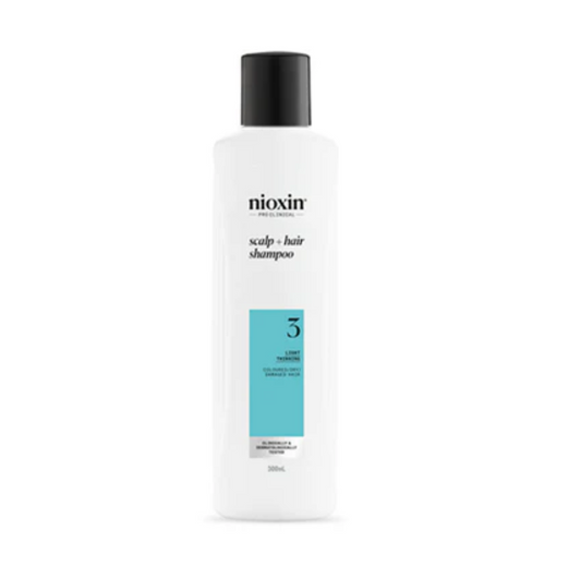 Nioxin System 3 Hair Thickening Shampoo for Coloured Hair, 300ml