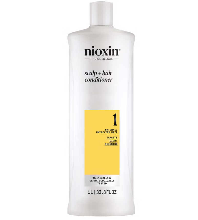 NIOXIN Scalp and Hair Thickening System 1 Conditioner for Natural Hair with Light Thinning 1L