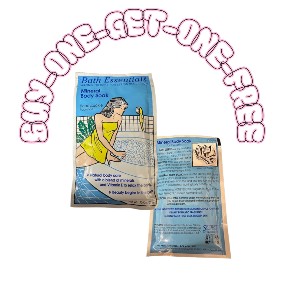 Honeysuckle mineral body soak (12 pack)