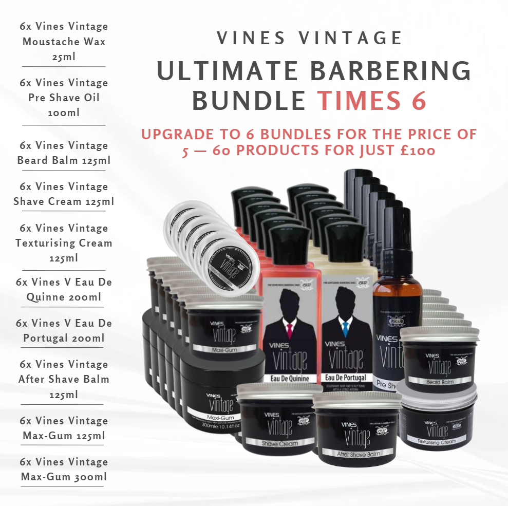 Vines Vintage Ultimate Barbering Bundle ×6
