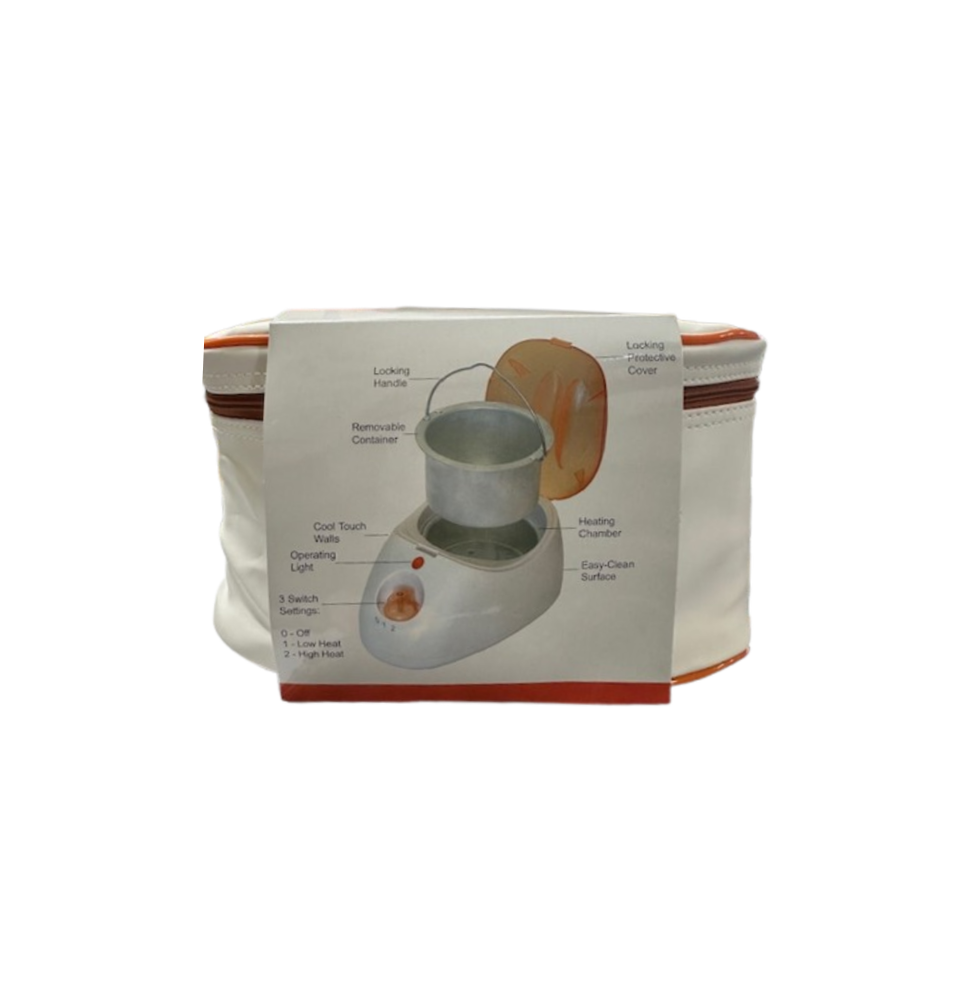 Compact Wax Heater with Travel Case