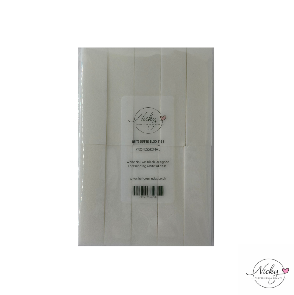 White Buffing Block by Nicky Professional Beauty (10)