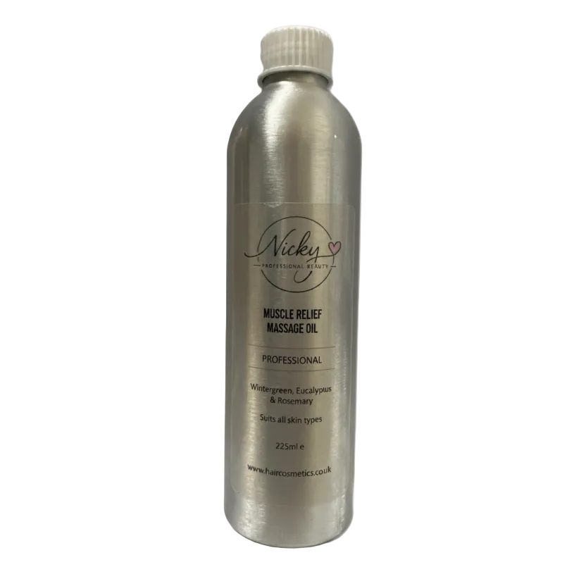 Muscle Relief Pre-Blended Massage Oil by Nicky Professional Beauty