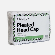 Agenda Disposable Pleated Head Caps 100PK