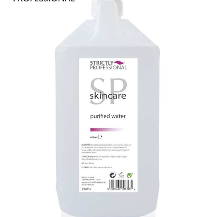 Strictly Professional Purifed Water 4L