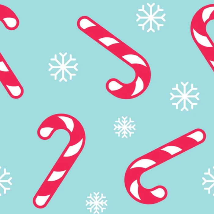 Prisma PopUp Embossed Foil - Candy Cane (120mm X 273mm)