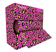 Prisma PopUp Embossed Foil - Lumo Leopard - Pink (120mm X 273mm)