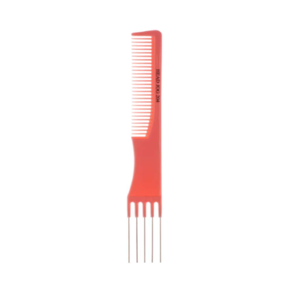 Head Jog 204 Metal Pin Comb Pink