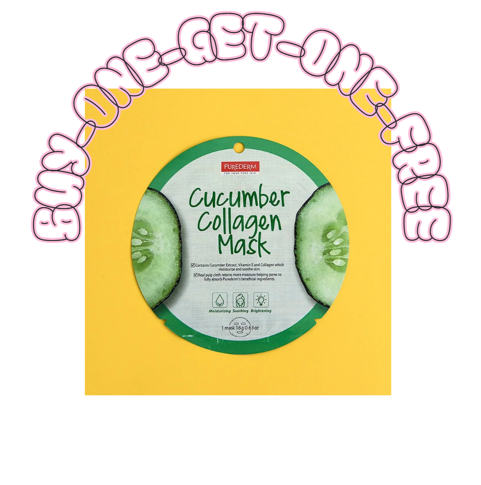PureDerm Cucumber Collagen Sheet Mask