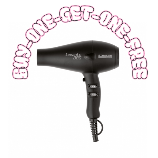Levante 380 silver professional hair dryer (silver/black)