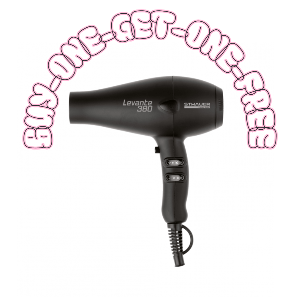 Levante 380 silver professional hair dryer (silver/black)