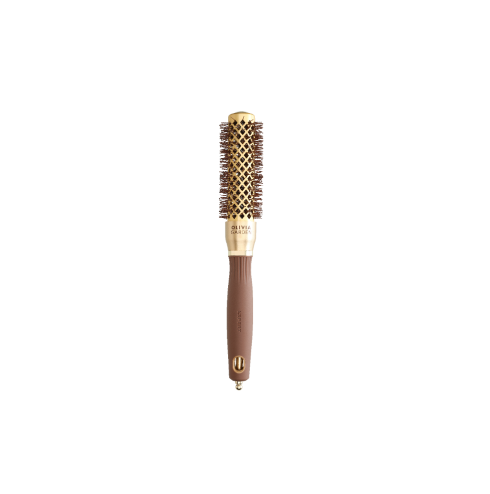 Olivia Garden Expert Blowout Shine Wavy Bristles (Gold and Brown)