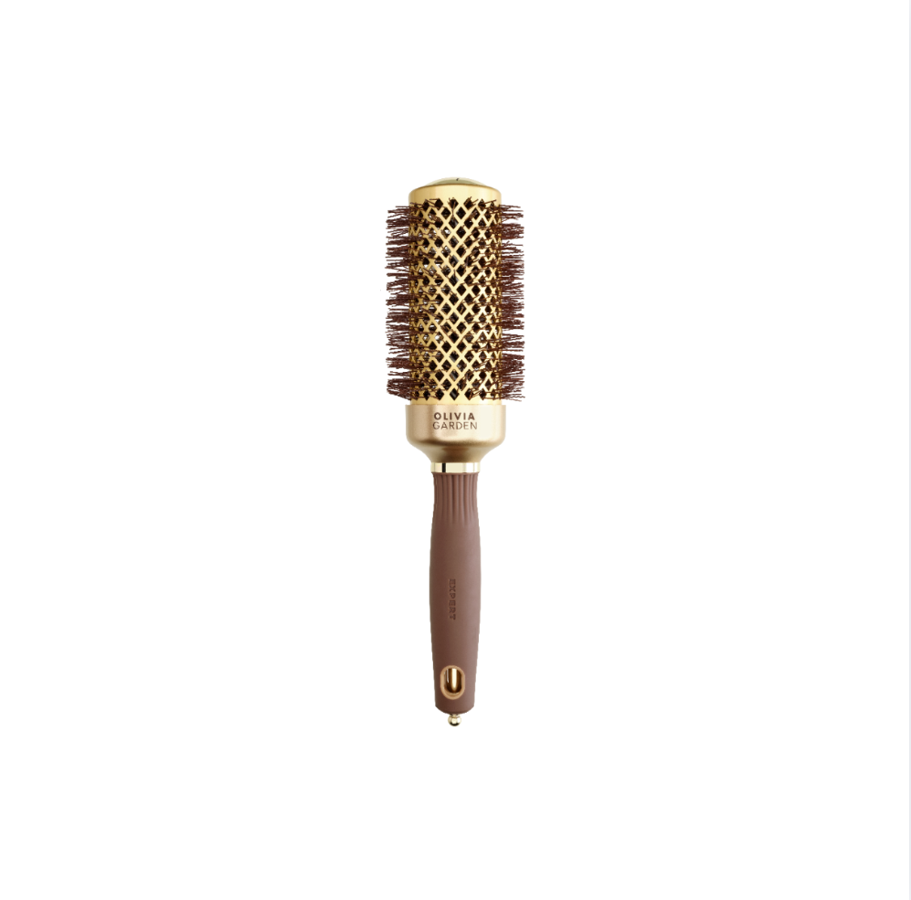 Olivia Garden Expert Blowout Shine Wavy Bristles (Gold and Brown)