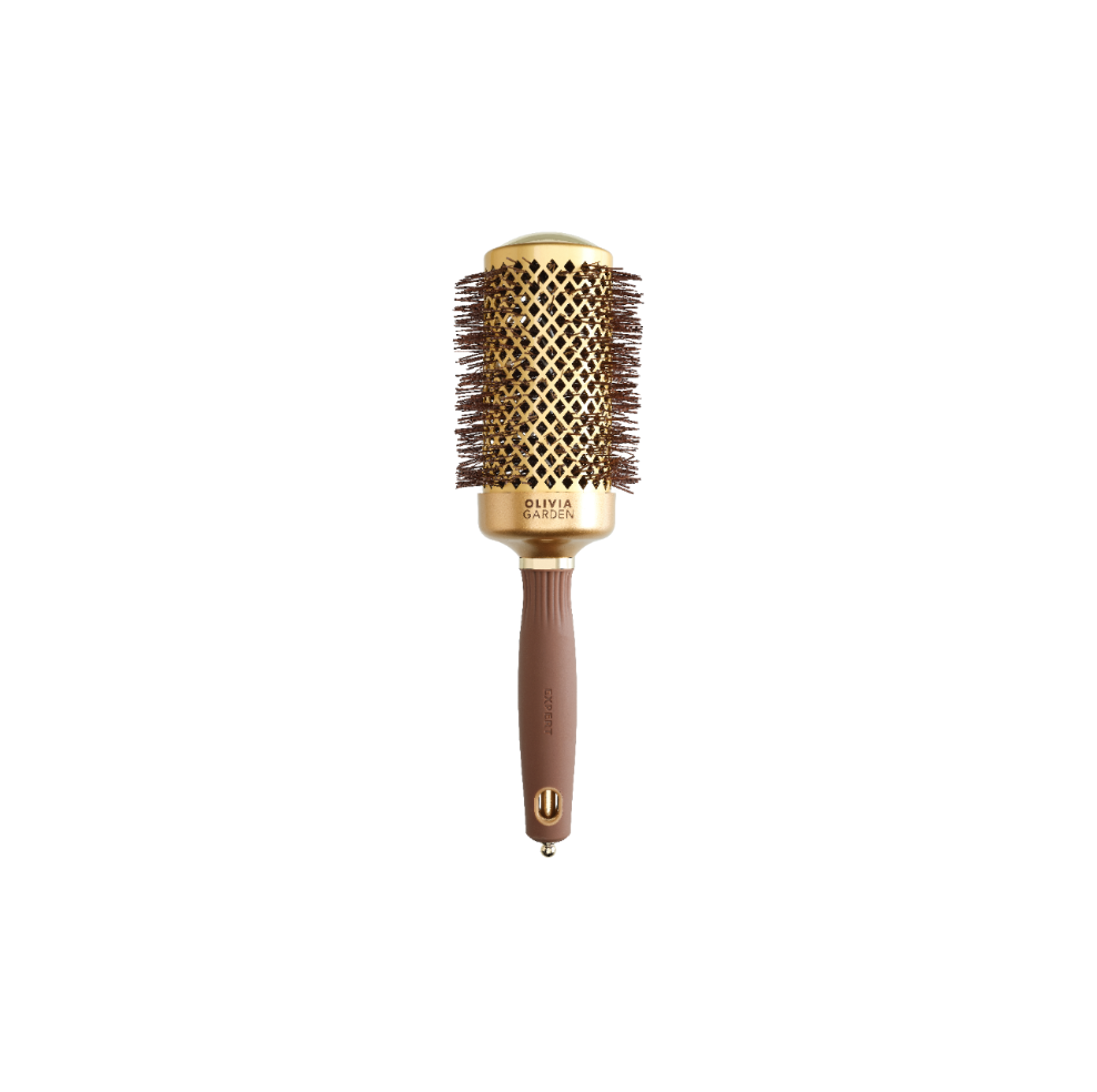 Olivia Garden Expert Blowout Shine Wavy Bristles (Gold and Brown)
