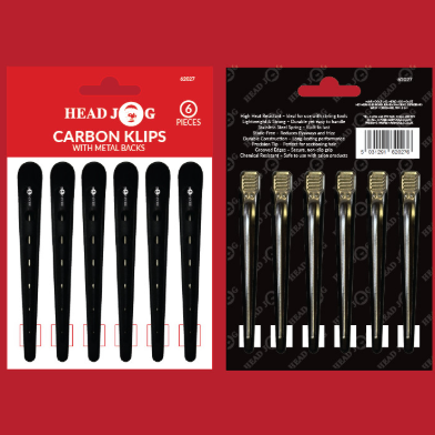 Head Jog Carbon Klipz (Pack of 6 clips)
