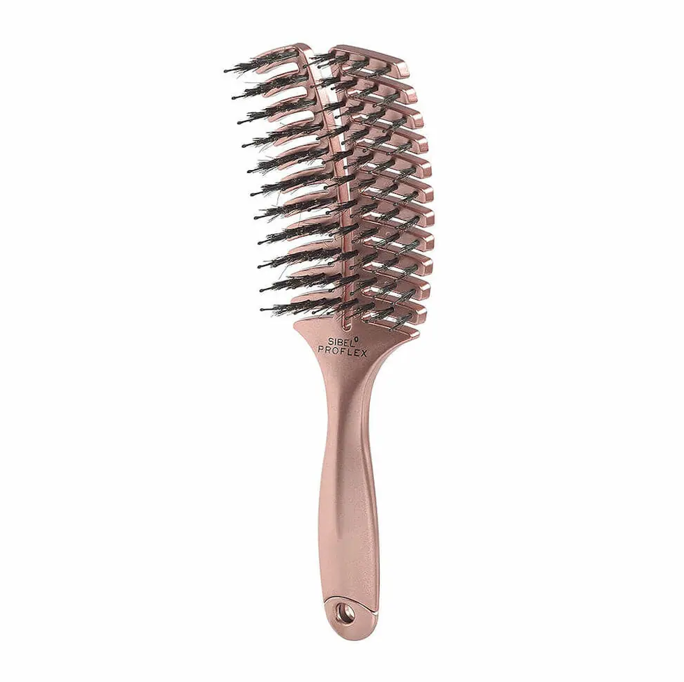 Sibel Proflex Vented Rose Gold/ Black Brush