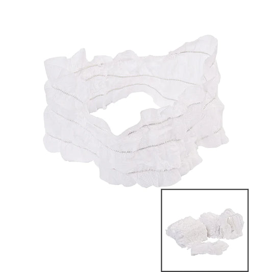 Disposable white headband pk 100