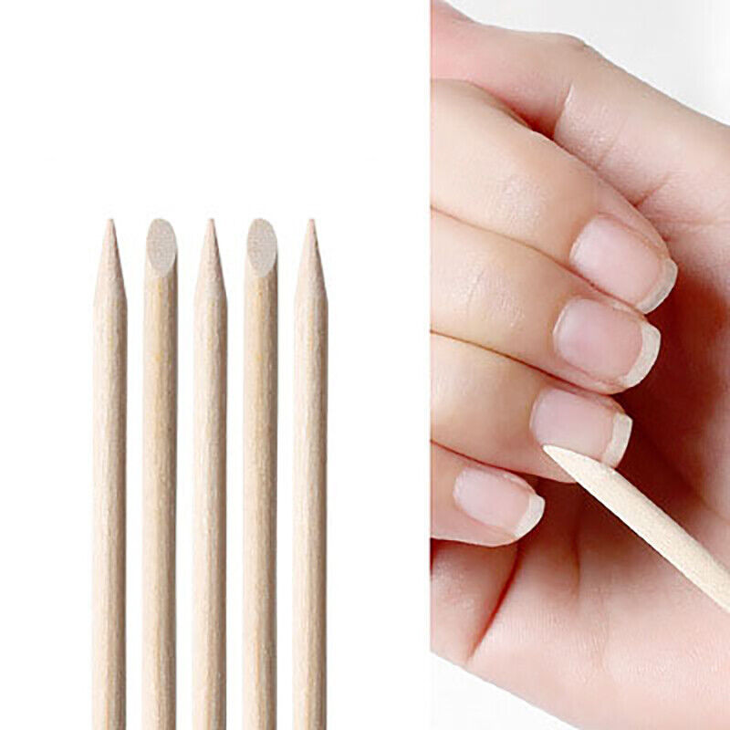Wooden Cuticle Pusher Sticks