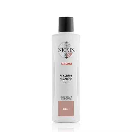 Nioxin Cleanser Shampoo System 3 for Colored Hair with Light Thinning
