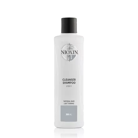 Nioxin Cleanser Shampoo System 1 for Natural Hair with Light Thinning