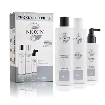 Nioxin Kit System 1 for Natural Hair with Light Thinning