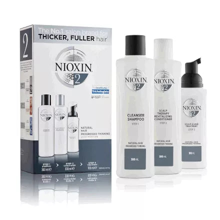 Nioxin Kit System 2 for Natural Hair with Progressed Thinning