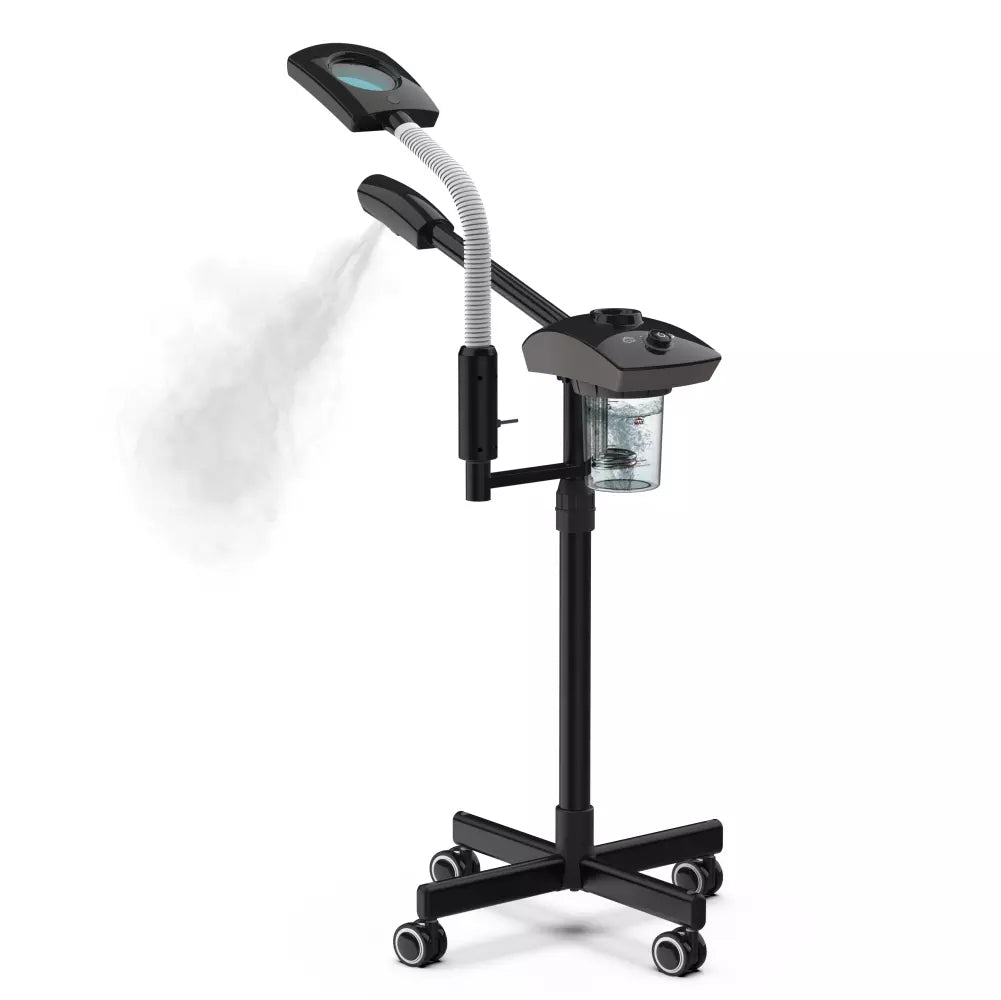 SkinMate Facial Steamer with LED Magnifying Lamp