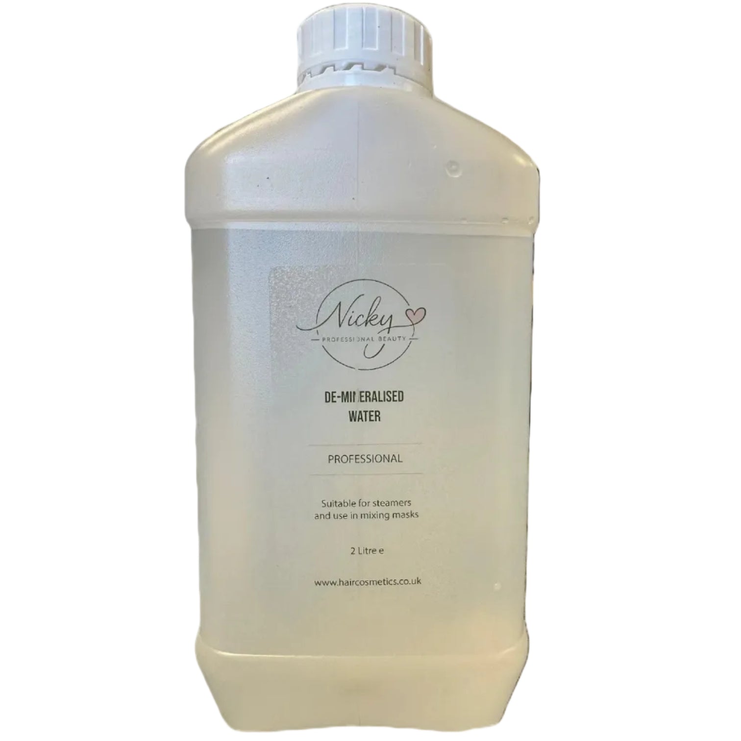 Purified Water (de-mineralised) Nicky Professional Beauty